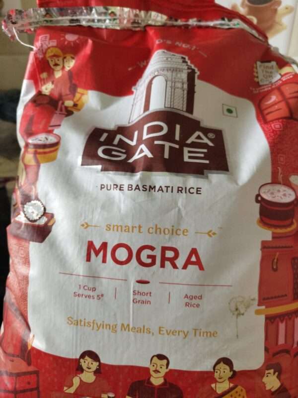 India Gate Pure Basmati Mogra 10Kg